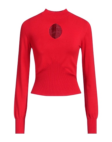 TWINSET Turtleneck Red 72% Viscose, 28% Polyester