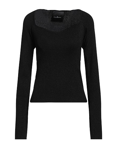 JOHN RICHMOND Sweater Black 57% Viscose, 23% Nylon, 20% Lurex®
