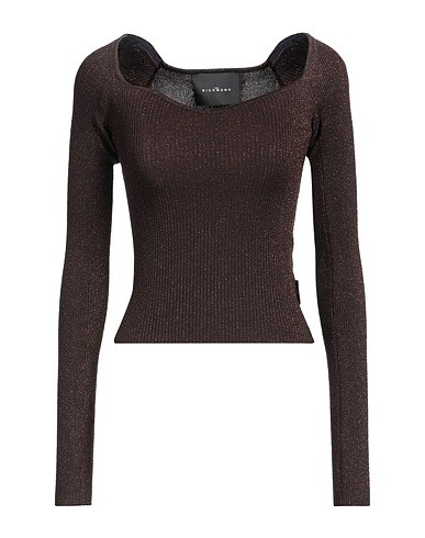 JOHN RICHMOND Sweater Dark brown 57% Viscose, 23% Nylon, 20% Lurex®