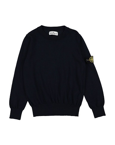 STONE ISLAND JUNIOR Sweater Midnight blue 100% Cotton