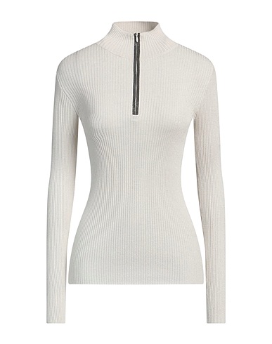BRUNELLO CUCINELLI Kaschmirpullover  Elfenbein 51% Kaschmir, 22% Seide, 20% Polyamid, 7% Metallisiertes Polyester, Ecobrass