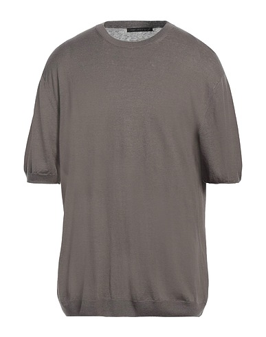 LOW BRAND Jumper Taupe 55% Silk, 45% Linen