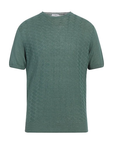 BOGLIOLI Jumper Green 100% Linen