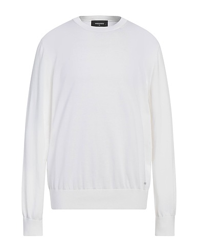 DSQUARED2 Jumper White 100% Cotton