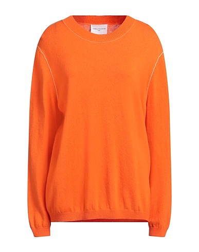 ISABELLE BLANCHE Paris Sweater Orange 100% Wool