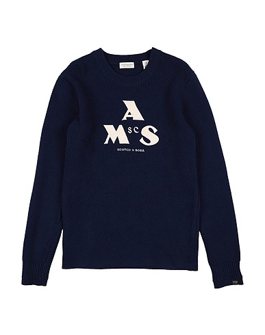 SCOTCH R'BELLE Pullover Blu notte 89% Cotone, 11% Poliestere