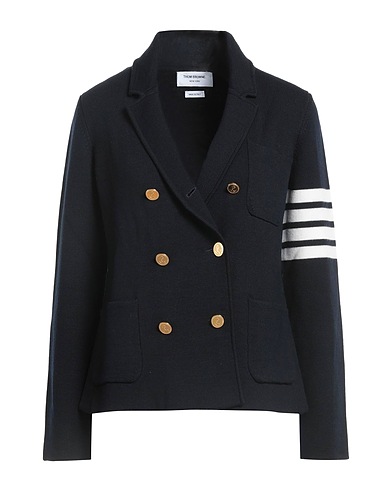 THOM BROWNE Jackett Nachtblau 99% Wolle, 1% Polyester