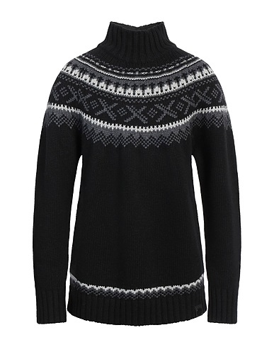 COLMAR REVOLUTION Polo neck Black 40% Wool, 30% Viscose, 20% Polyamide, 10% Cashmere