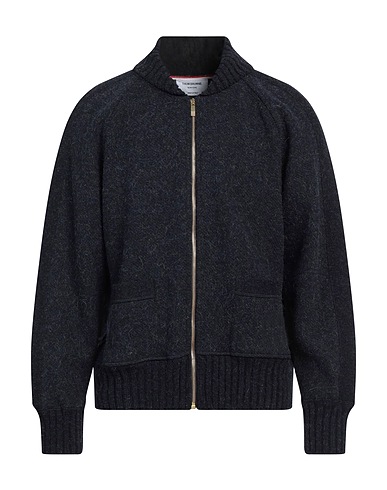 THOM BROWNE Cardigan Navy 50% Wool, 50% Alpaca wool