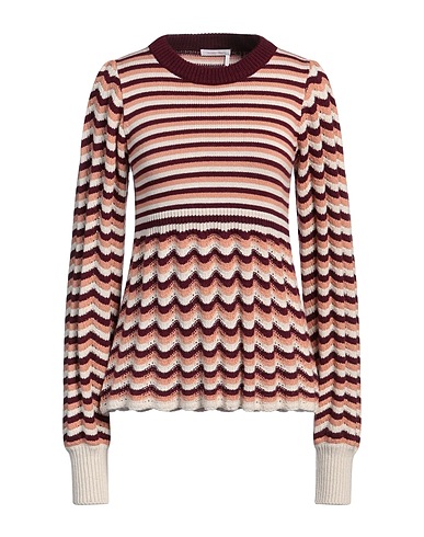 SEE BY CHLOÉ Jumper Plum 32% Viscose, 23% Wool, 23% Polyamide, 19% Cotton, 3% Cashmere