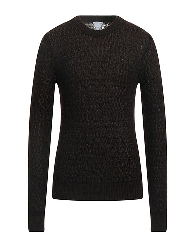 BOTTEGA VENETA Jumper Dark brown 55% Wool, 32% Mohair wool, 13% Polyamide