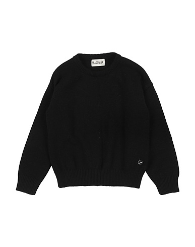 FRACOMINA MINI Pullover Nero 52% Viscosa, 28% Poliestere, 20% Poliammide