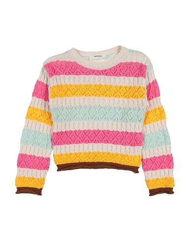 VICOLO Sweater GIRL Off white 50% Cotton, 50% Acrylic