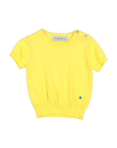 MANUEL RITZ Jumper Yellow 65% Viscose, 35% Nylon