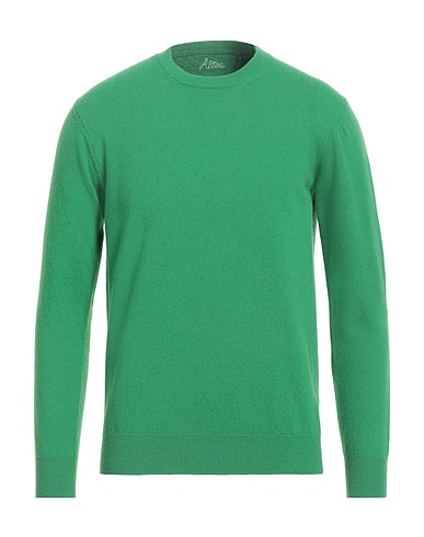 ALTEA Sweater Green 100% Virgin Wool