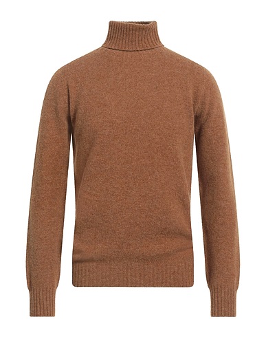 ALTEA Col roulé Camel 100% Laine vierge