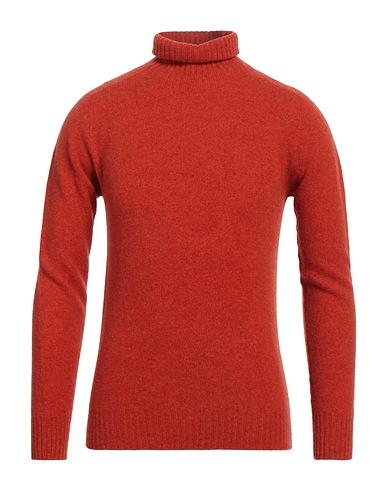ALTEA Turtleneck Rust 100% Virgin Wool