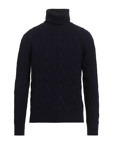 ALTEA Turtleneck Midnight blue 100% Virgin Wool