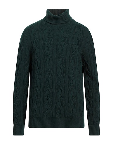 ALTEA Turtleneck Green 100% Virgin Wool
