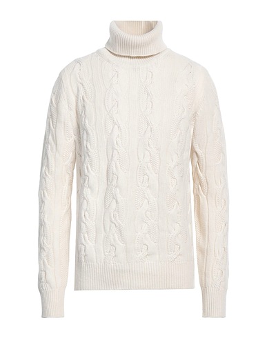 ALTEA Polo neck Cream 100% Virgin Wool