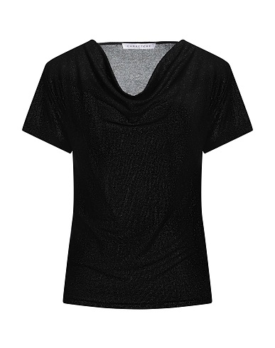 CARACTÈRE Sweater Black 85% Viscose, 7% Polyester, 6% Polyamide, 2% Elastane