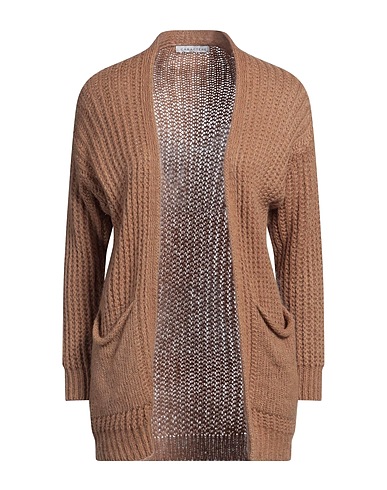 CARACTÈRE Cardigan Camel 50% Polyacrylic, 28% Polyamide, 11% Mohair wool, 11% Wool
