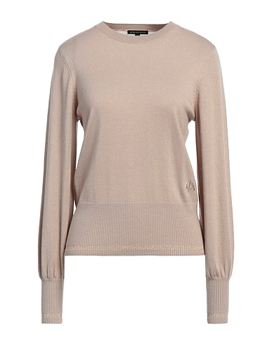 ARMANI EXCHANGE Pullover Beige 50% Acrilico, 50% Lana Vergine, Fibra di metallo, Elastan