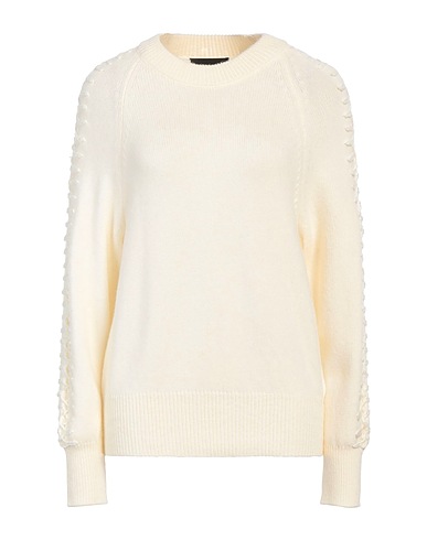 ALPHA STUDIO Jumper Ivory 40% Wool, 35% Nylon, 19% Acrylic, 6% Alpaca wool
