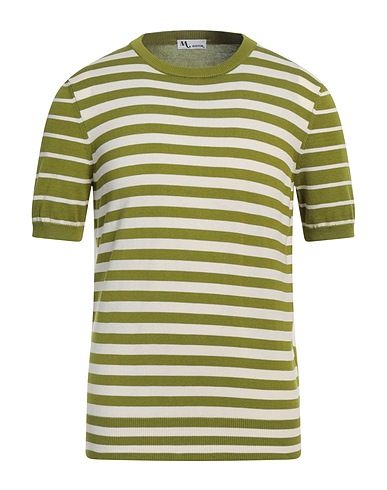 DOPPIAA Pullover Verde militare 100% Cotone