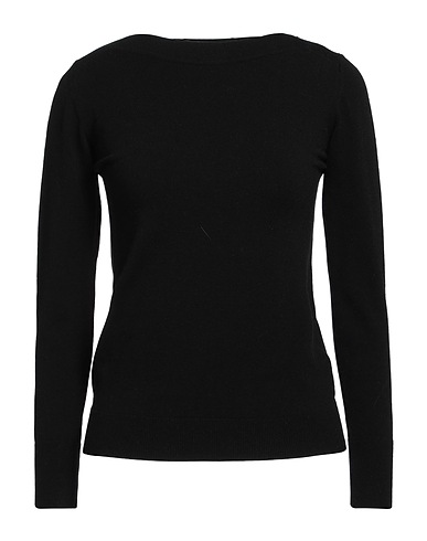 ALPHA STUDIO Jumper Black 50% Viscose, 30% Polyester, 20% Polyamide