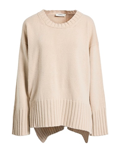 ALPHA STUDIO Sweater Beige 40% Wool, 30% Viscose, 20% Polyamide, 10% Cashmere