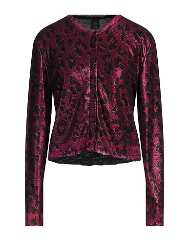 PINKO Cardigan Fuchsia 68% Viscose, 21% Metallic fiber, 11% Polyamide