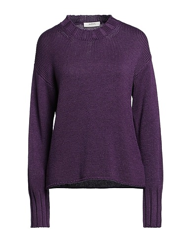 ALPHA STUDIO Pullover Violet 50% Tencel™, 50% Laine mérinos
