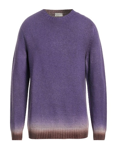 ALTEA Sweater Purple 90% Virgin Wool, 10% Cashmere