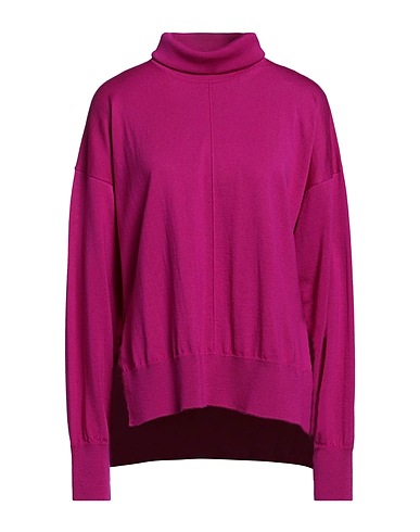 ALPHA STUDIO Col roulé Mauve 100% Laine mérinos