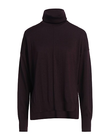 ALPHA STUDIO Turtleneck Plum 100% Merino Wool