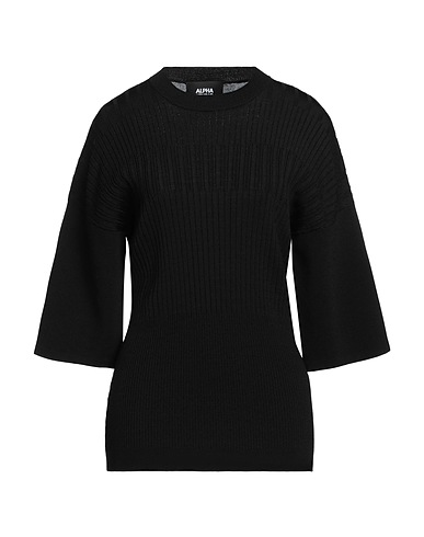 ALPHA STUDIO Jumper Black 65% Viscose, 35% Nylon