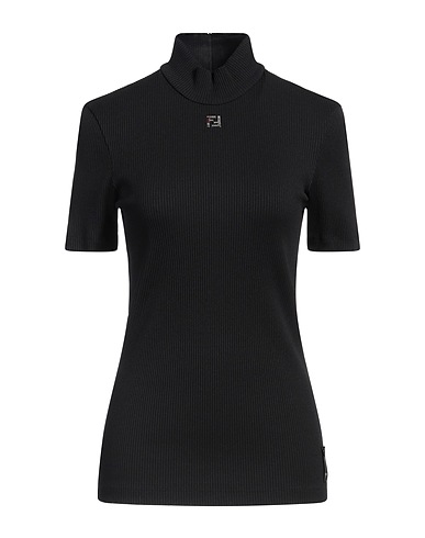 FENDI T-shirt Black 91% Polyamide, 9% Elastane