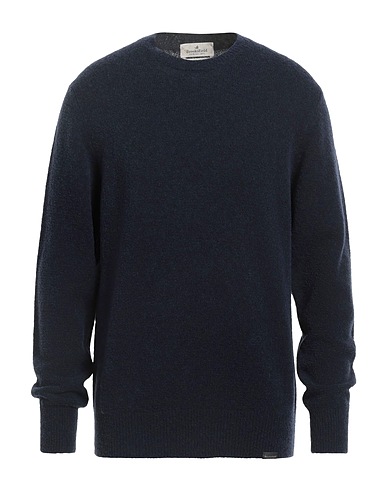 BROOKSFIELD Jumper Midnight blue 85% Virgin Wool, 15% Polyamide
