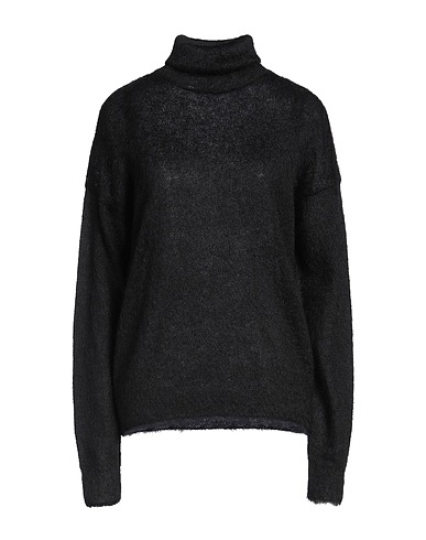 SAINT LAURENT Rollkragenpullover Schwarz 67% Mohairwolle, 28% Polyamid, 5% Wolle