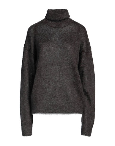 SAINT LAURENT Turtleneck Charcoal 67% Mohair wool, 28% Polyamide, 5% Wool