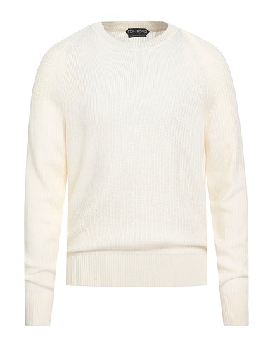 TOM FORD Pullover Avorio 70% Lana, 30% Seta