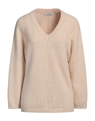 ALPHA STUDIO Sweater Cream 40% Alpaca wool, 27% Polyamide, 15% Cotton, 15% Modal, 3% Elastane