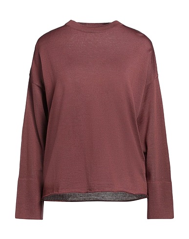 ALPHA STUDIO Sweater Chocolate brown 50% Virgin Wool, 50% Tencel™