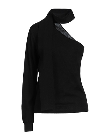 BARBARA BUI Pullover Schwarz 100% Merinowolle