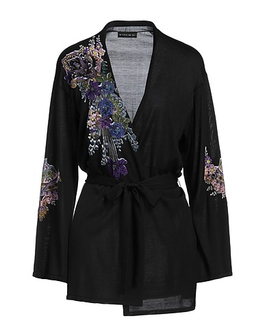 ETRO Cardigan Black 100% Silk, Viscose