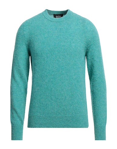 ALPHA STUDIO Jumper Turquoise 100% Wool