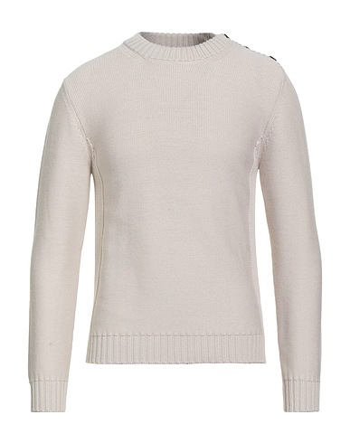 ALPHA STUDIO Jumper Beige 100% Merino Wool