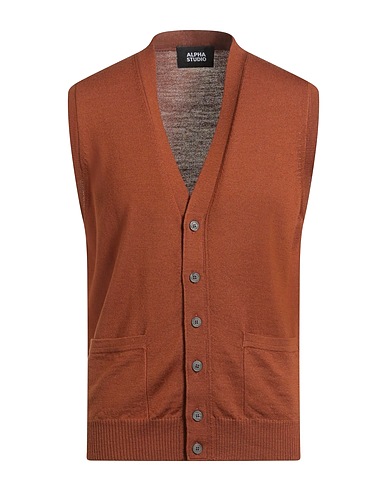 ALPHA STUDIO Sleeveless sweater 100% Merino Wool