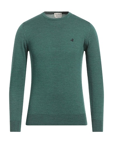 BROOKSFIELD Pullover Verde 100% Lana Vergine